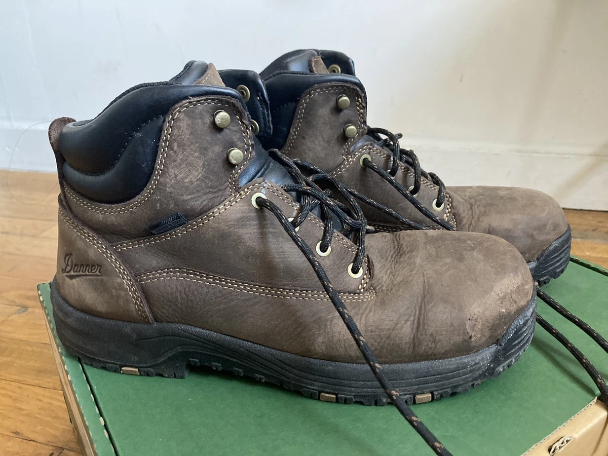 Danner Womens Caliper 5 Work Boot Aluminum Toe Leather Lace Up