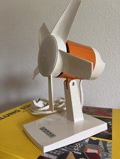 Vintage Retro CORA nr 1037 Wentylator Wentylator stołowy Pomarańczowy