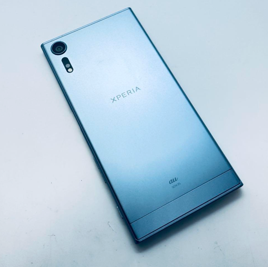 XPERIA　ＳＯＮＹ　ＳＯＶ３５ SONY Xperia XZs SOV35 32GB SIM free Blue Excellent condition used