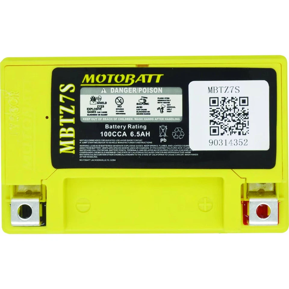 Motobatt Battery For Yamaha TTR230E 230cc 2006-14 Foto 4 de 4