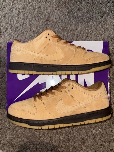 Nike SB Dunk Low Pro Wheat Mens 9.5 Brand New BQ6817-204