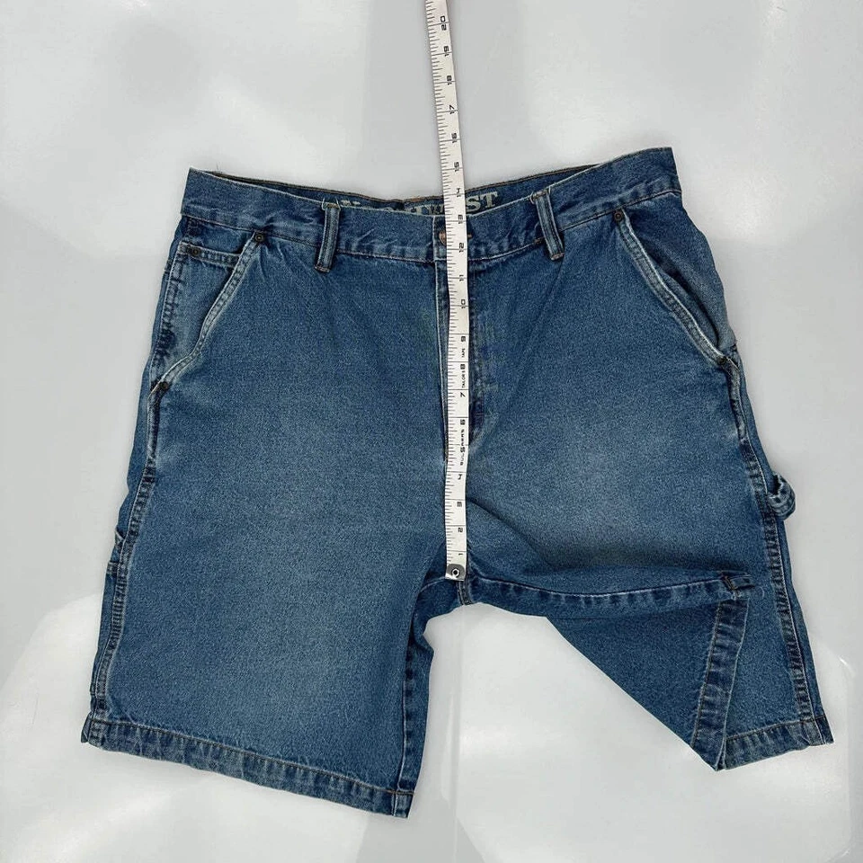 Northwest Territory Denim Shorts - 36W 8L Blue Cotton - Image 4 of 4