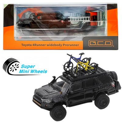 GCD 1:64 Toyota 4Runner TRD PRO Widebody Prerunner Black&Carbon