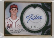 2022 Transcendent Collection Image Variation Emerald 13/15 Nick Lodolo Auto 0q21