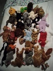 Vintage Ty Beanie Babies Lot of 29- 1990s Retired Collection Bulk Plush Tags