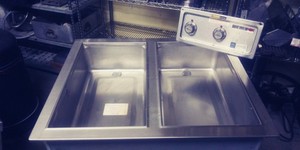 Wells 2 Pan Drop-In Hot Well Food Holder MOD-200D