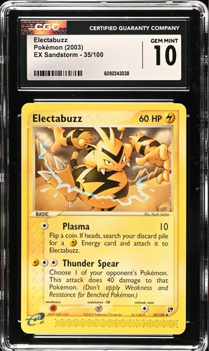 Electabuzz graded CGC 10 for sale on eBay
