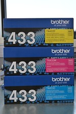 Brother High Yeild Toner Cartridges Tn433y, TN433M, TN433C