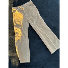 Vintage sedgefield Tan Corduroy Pants Mens 31x32 Straight Leg Made in USA Khaki