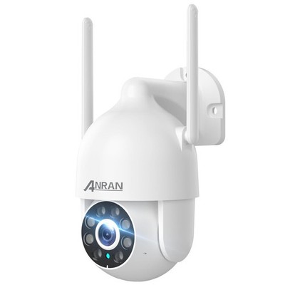 ANRAN 3MP 2K 360° PTZ Überwachungskamera Aussen WLAN Nachtsicht Zwei-Wege-Audio