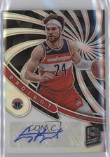 2022-23 Panini Spectra Radiant Signatures 39/99 Corey Kispert #RS-CKW Auto 04g8