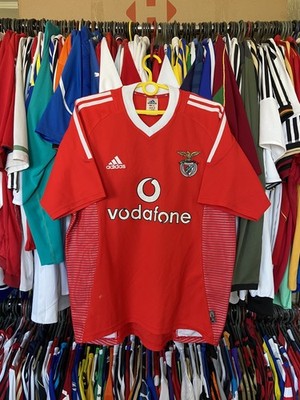 BENFICA 2003 2004 HOME FOOTBALL SHIRT SOCCER JERSEY ADIDAS 166554