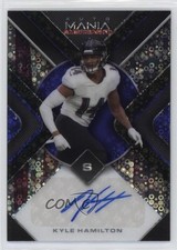 2022 Wild Card Mania American Football Triangle 4/10 Kyle Hamilton Auto 1ia0