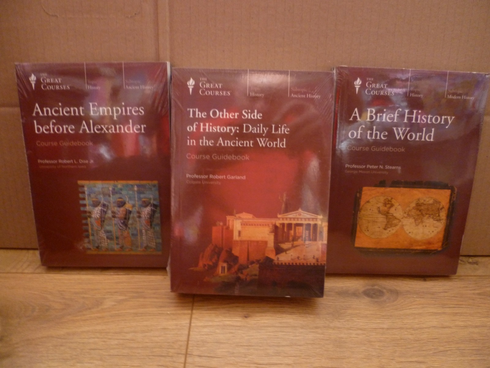 GREAT COURSES 3 X BUNDLE DVD AND  Course Guidebook Sealed New SEE PICTURES