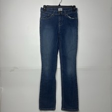 Girls Size 14 Skinny Straight Stretch Jeans The Children's Place Dark Wash Denim