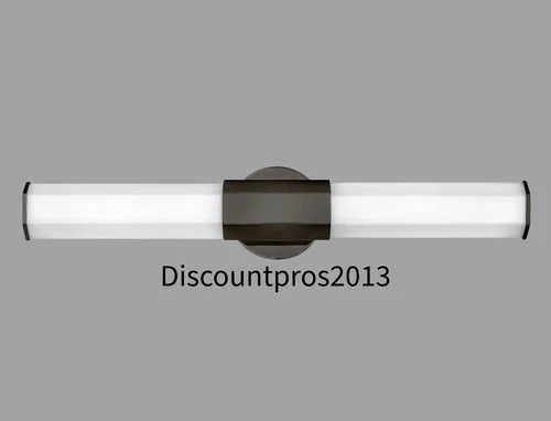 Hinkley 51152BX Facet Medium LED Vanity Light – Black Oxide Finish – New in Box - Picture 1 of 3