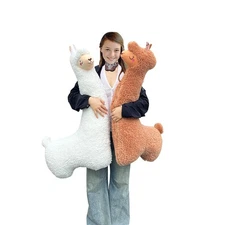 Hofun4U Llama Plush Pillow, 39 Inch Alpaca Plush Long Body Pillow, Alpaca Stu...