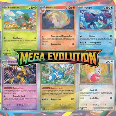 Pokemon TCG Mega Evolution Base Set | Choose Your Card | Holo/Reverse Holo/C/UC