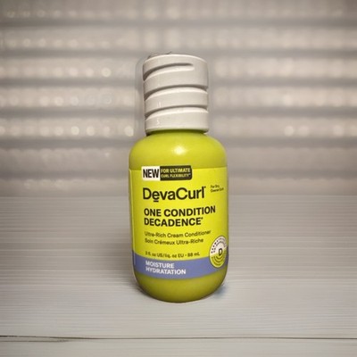 DevaCurl One Condition Decadence Ultra-Rich Cream Conditioner, 3 fl oz (Travel S