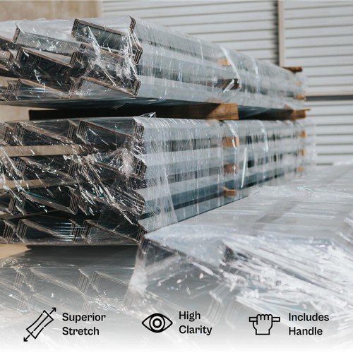 Cast Hand Stretch Wrap 3" x 650' 100 Gauge Plastic Bundling Shrink Film 18 Rolls - Picture 6 of 9