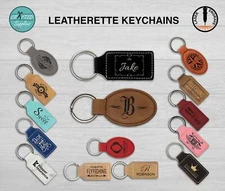 Leatherette Keychain, Glowforge Laser Supplies