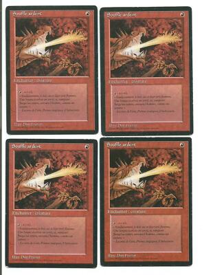 Spielset Souffle ardent / Firebreathing MtG Magic Limited French Edition 1994 FBB