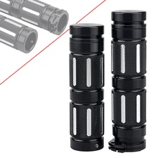 1" Handlebar Hand Grips For Harley Touring Electra Glide Ultra Classic Sportster