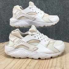 Nike Shoes Youth 7 Air Huarache Run Sneakers White Lace Up Comfort 654275-110