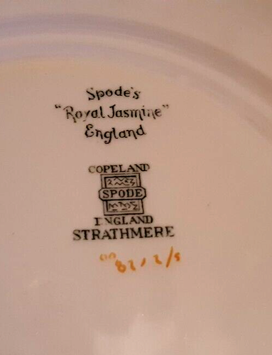 Copeland Spode - Strathmere - Royal Jasmine - dinner plate -23cm - Picture 4 of 5