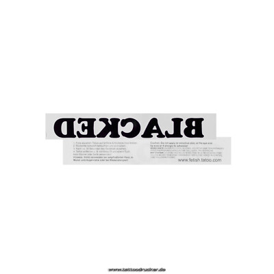 5 x Blacked Tattoo - BBC Schriftzug schwarz- Kinky Fetish Temporary Tattoo (5)