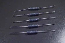 Lot of 5 AS-5-820-5% IRC Power Wirewound Resistor 820 Ohm 5% 5W Axial NOS