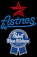 10" Vivid LED Houston Astros Neon Sign Light Lamp Beer Bar Wall Decor Artwork J