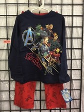 Marvel Kids Avengers 2 Piece Pajama Set Size 4