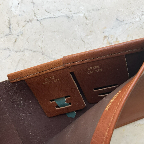 Portafoglio vintage Rolfs Steerhide pelle marrone metà secolo portafogli con extra - Foto 15 di 22