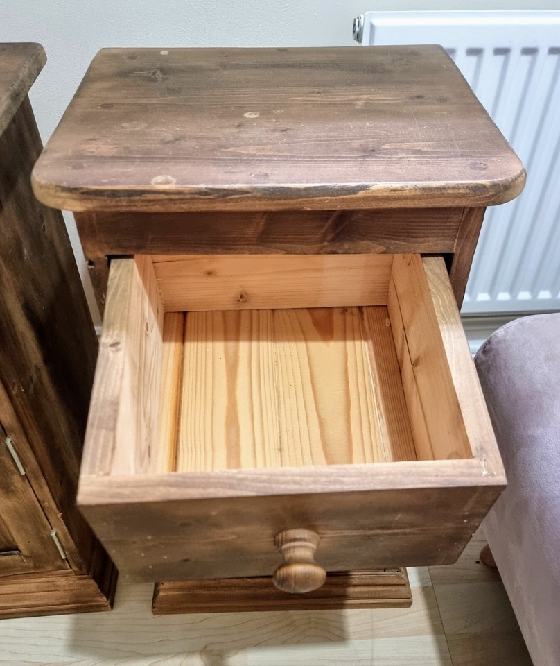 Wooden Bedside (pair) eBay
