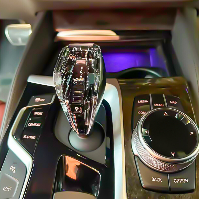 3pcs Crystal Gear Shifter Knob Kit Button for BMW 5 6 7 Series G30 G32 ...