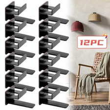 12x Baseball Cap Hat Rack Wall Door Hanger Holder Storage Organize Hook Adhesive