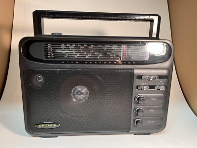 OPTIMUS Radio Shack High Performance AM FM Portable Radio | eBay