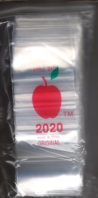 (100) 2'' X 2'' Apple Baggies Small Reclosable bags HEAVYDUTY 2020-CLEAR