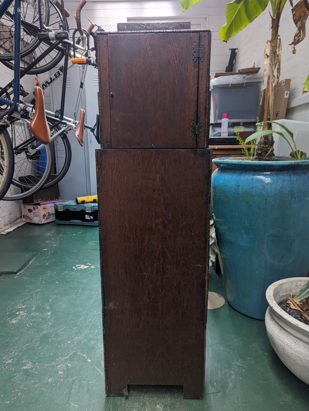 Antique art deco granddaughter clock, vintage wooden clock eBay