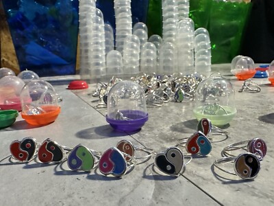 Vending Machine For Rings 10 Pack 1.1 Inch Vending Machine Capsules - Rings. Yin/Yang. 10 Pc Mix ...