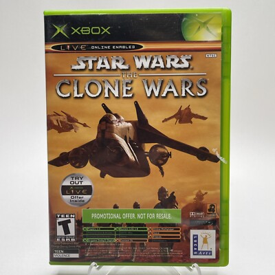 Star Wars The Clone Wars Tetris Worlds (Microsoft Xbox) CIB Complete Tested