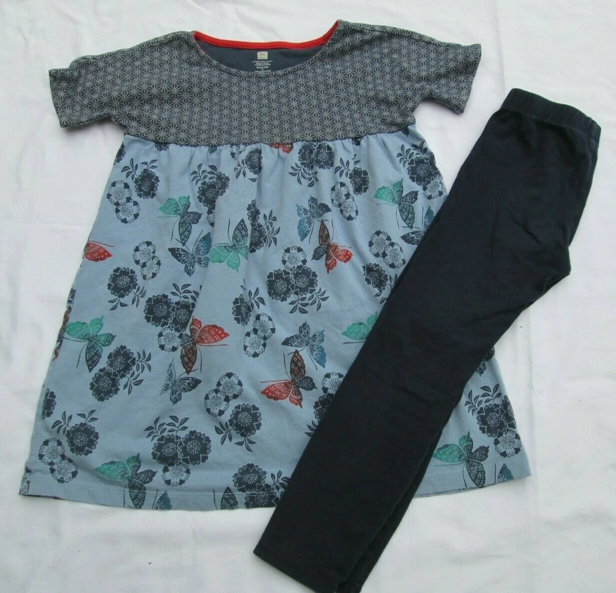 Tunique Fille Gap 13 Ans - Gris Marine Imprimé Floral - Manches Longues - BNWT