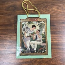 Sacchetto regalo CocaCola vintage 7” x 9” rinfrescati donna server usato