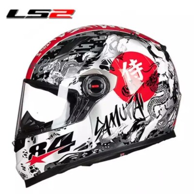 Motorcycle Full Face Helmet Motorbike Motocross Flip Up Helmets LS2 FF358