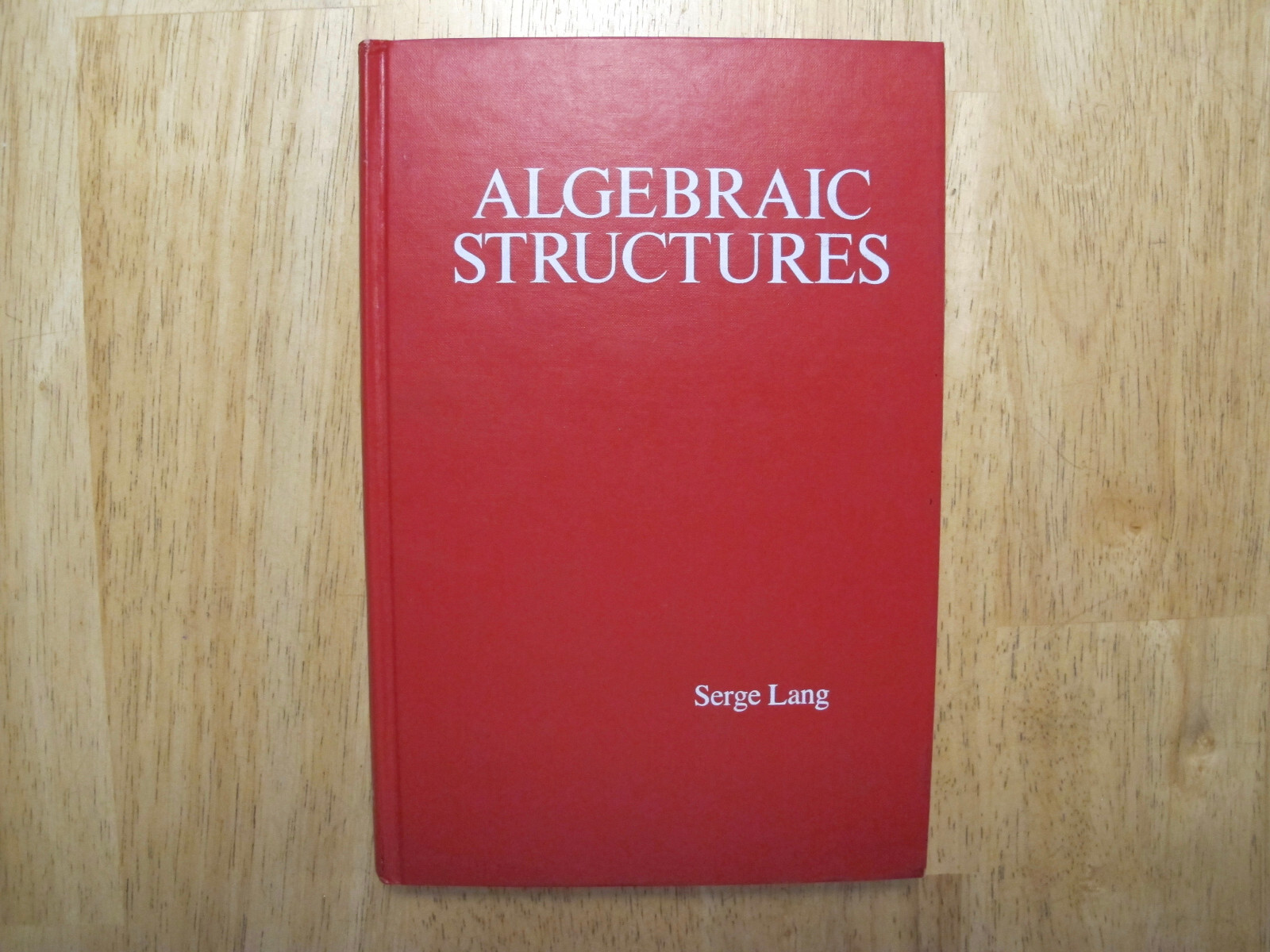Algebraic Structures By Serge Lang 1968 Hardcover EBay Algebraic structures by serge lang 1968 hardcover ebay