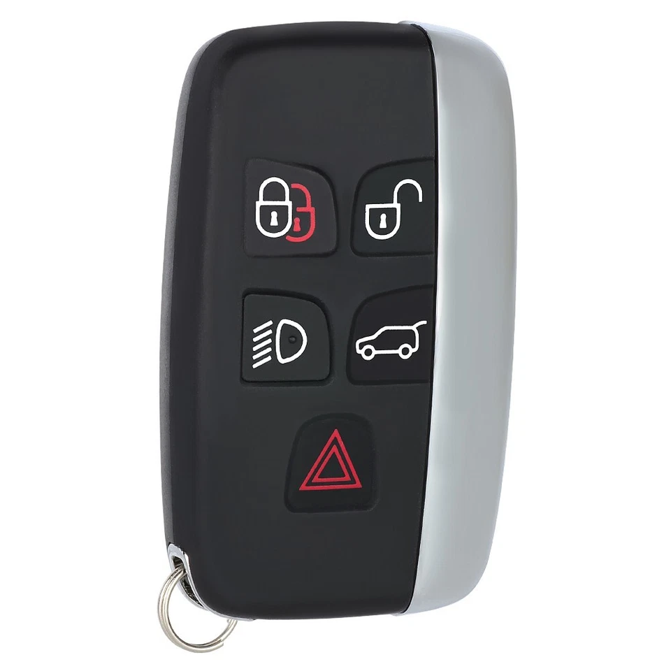 Estuche de repuesto para llave inteligente Jaguar Land Rover 2011-2020 con escotilla 5 botones Foto 3 de 4