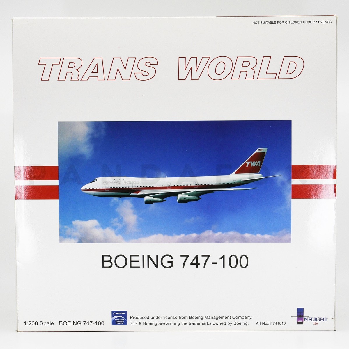 TWA Boeing 747-100 N93115 InFlight IF741010 Scale 1:200 RARE TWA Boeing 747-100 N93115 InFlight IF741010 Scale 1:200 RARE