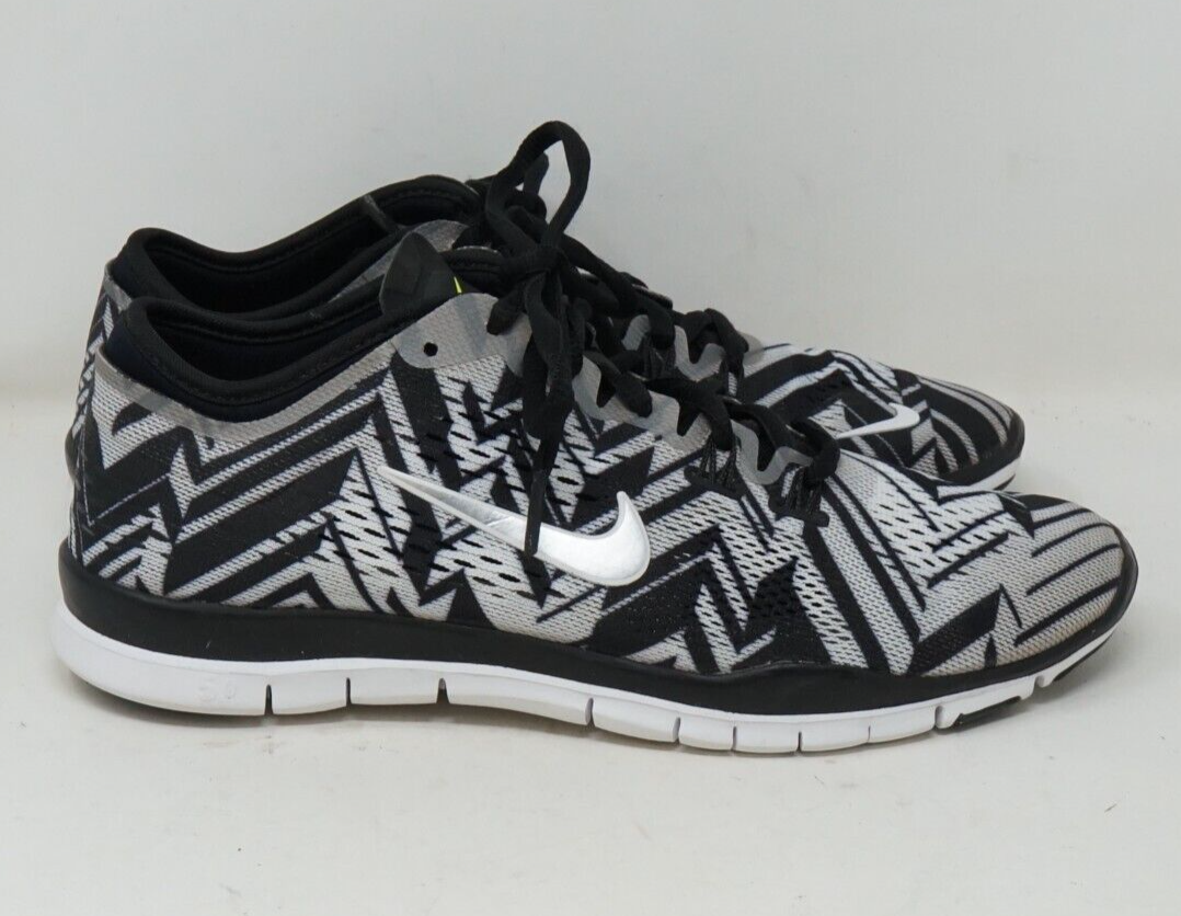 Nike Free TR Fit 4 Running Shoes Size 6.5 Women's Zebra