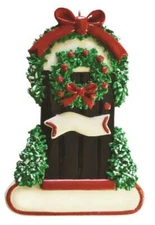Wintery Door Personalized Christmas Tree Ornament